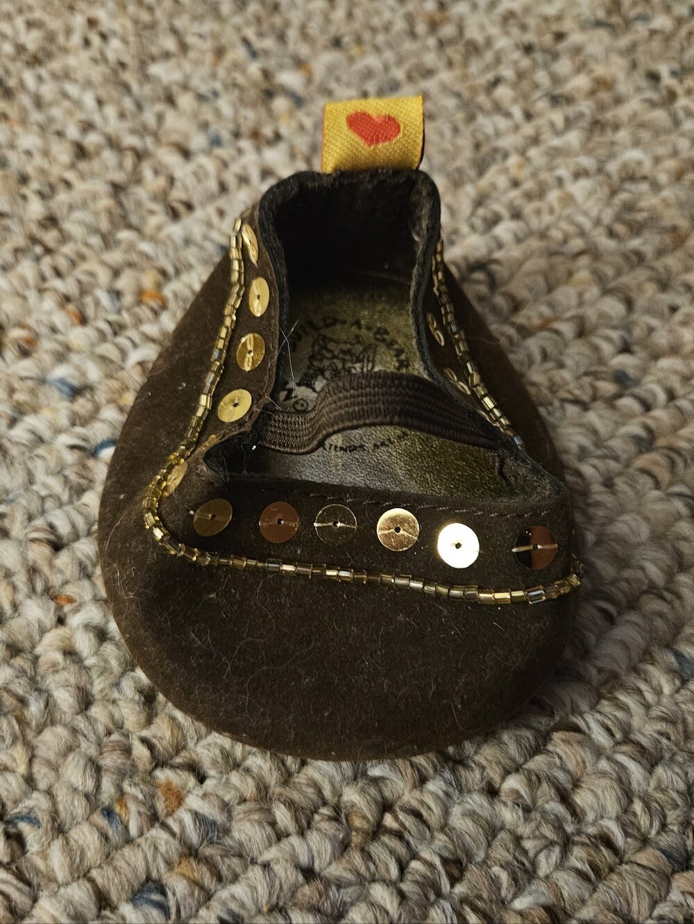 Build A Bear Single Brown Dress Shoe